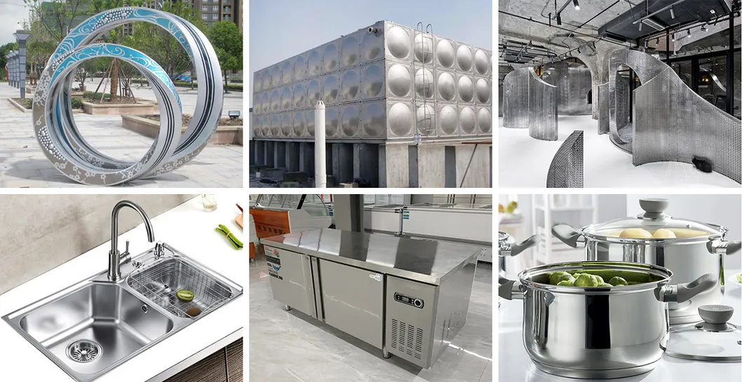 AISI ASTM Ss 304 201 316L 냉간/열간 압연 브러시 스테인리스 강판 금속 1