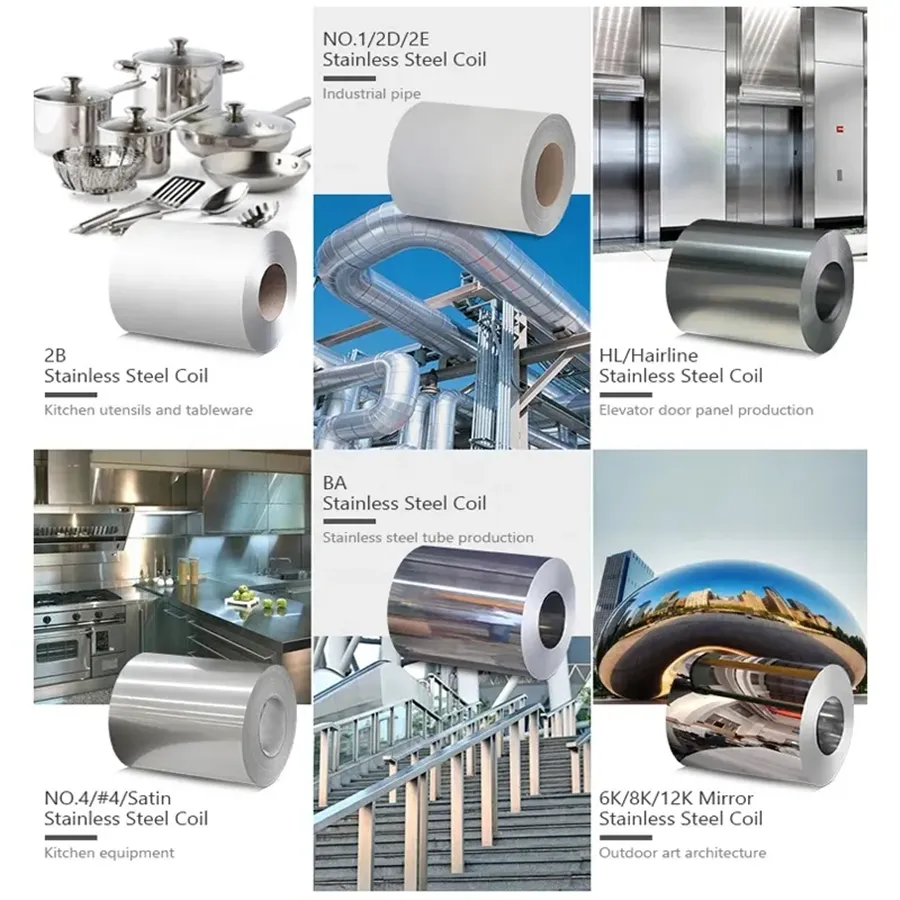 0.3mm 0.4mm 0.5mm 0.6mm 0.8mm 1.0mm 1.5mm 2.0mm 3.0mm 두께 2b Ba 8K 미러 콜드 핫 롤 201 304L 316L 316 304 스테인리스 스틸 코일 ASTM Ss 스트립 0