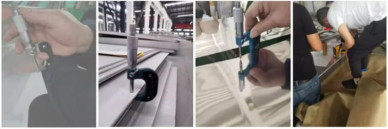 강한 내식성 201 스테인리스 스틸 플레이트 1000mm-6000mm 길이 2